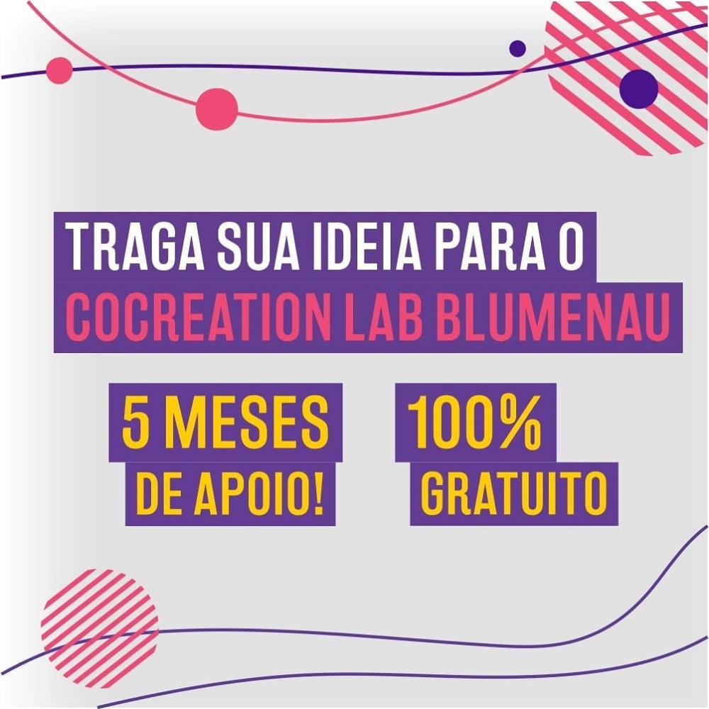 Cocreation Lab: Inscrições para a pré-incubadora de empresas seguem até 20 de julho