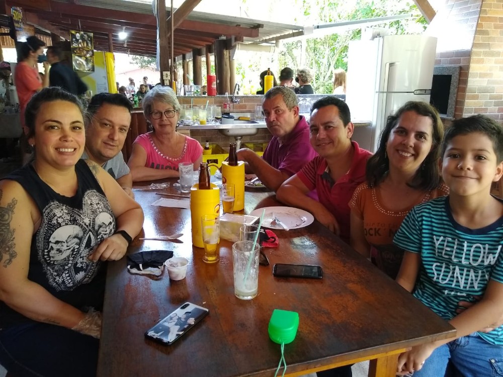 Registrando os bons momentos no Pesque Pague e Restaurante do Gaspar 