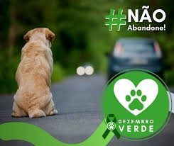 A campanha Dezembro Verde visa sensibilizar as pessoas contra o abandono animal, o mês foi escolhido, pois é justamente no início das férias e comemorações de final de ano que cresce o número de casos de abandono e maus tratos aos animais. 