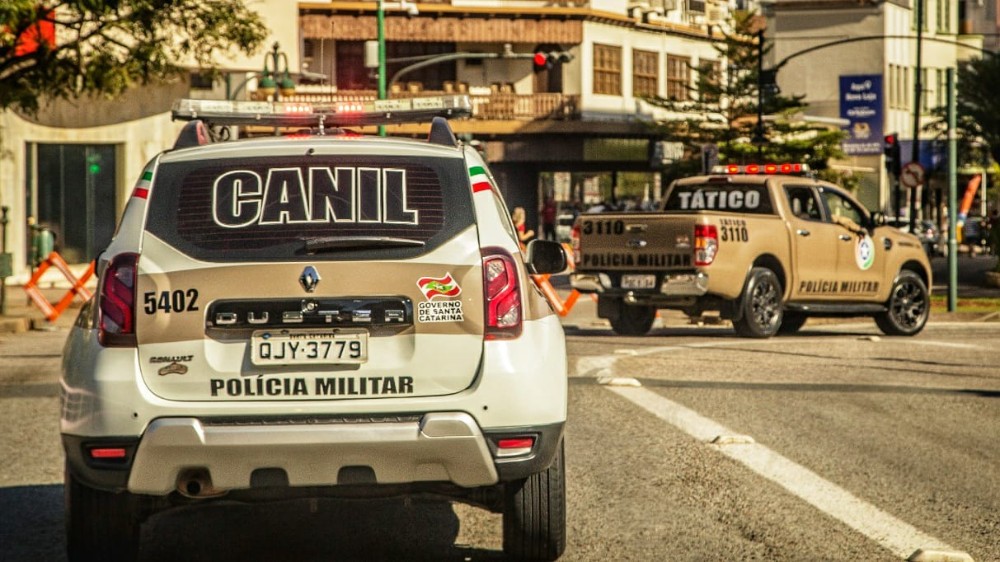 Balanço da Polícia Militar aponta queda nos índices de criminalidade em Blumenau