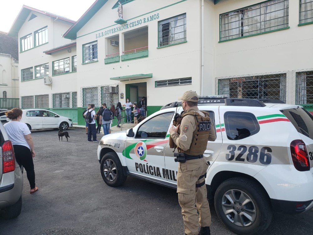 PM realiza Operação Escola Mais Segura em Blumenau